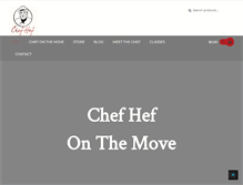 Tablet Screenshot of chefhefonthemove.com